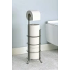 Banyo Tuvalet Kağıdı Askısı Yedekli Ayaklı Siyah