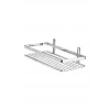 Paslanmaz Banyo Köşe Rafı Paslanmaz Tek Katlı