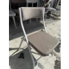 Açılır Katlanır Dolaplı Mutfak Masa 4 Katlanır Sandalye Takımı Beyaz
