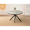 Ahşap Yuvarlak Açılır Büyüyen Yemek Mutfak Masası Mermer Desen 70x120cm SADECE MASA FİYATIDIR