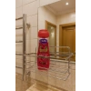 Banyo Köşe Rafı Tek Katlı Şampuanlık Vidalı + Vakumlu Tuvalet Kağıtlık