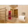 Banyo Köşe Rafı Tek Katlı Şampuanlık Vidalı + Vakumlu Tuvalet Kağıtlık