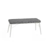 Bench Puf Metal Ayaklı Kazayağı Kumaş 40cmx95cm