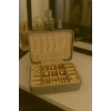 Deri Baklava Desenli Seyahat Takı Bijuteri Mücevher Kutusu Organizer Düzenleyici 16cm Gri İthal Ürün