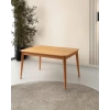 Fidan Ahşap Salon Yemek Masa Sandalye Takımı 4 Rody Sandalyeli Ortadan Açılır Büyüyen 90x140cm