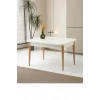 Kelebek Ortadan Açılır Büyüyen Yemek Masası Beyaz 80x130cm