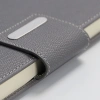 Mıknatıs Kapaklı Kalemli Ajanda Günlük Not Defteri Notebook Gri