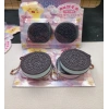 2li Mini Oreo Figürlü Kokulu Not Defteri Zincirli Anahtarlık
