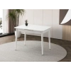 Ortadan Açılır Büyüyen Ahşap Yemek Masası Beyaz 70x120cm SADECE MASA FİYATIDIR