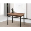 Ortadan Açılır Büyüyen Ahşap Yemek Masası Ceviz 80x130cm SADECE MASA FİYATIDIR