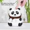 Panda Gece Lambası Dokunmatik Sensörlü Renkli Çocuklar İçin Usb Şarjlı İthal Ürün