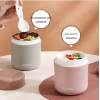 Paslanmaz Çelik Sızdırmaz Kaşıklı Saklama Kabı Beslenme Kabı 430 ML Pembe İthal Ürün