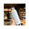 Paslanmaz Çelik Termos Su Şişesi 360ml Vakumlu Kapak Beyaz İthal Ürün