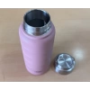 Paslanmaz Çelik Termos Su Şişesi 360ml Vakumlu Kapak Pembe İthal Ürün