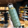 Paslanmaz Çelik Termos Su Şişesi 360ml Vakumlu Kapak Yeşil İthal Ürün