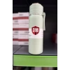 Paslanmaz Çelik Termos Su Şişesi 500ml Vakumlu Kapak Açık Yeşil İthal Ürün