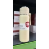 Paslanmaz Çelik Termos Su Şişesi 500ml Vakumlu Kapak Krem İthal Ürün