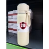 Paslanmaz Çelik Termos Su Şişesi 500ml Vakumlu Kapak Krem İthal Ürün