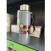 Paslanmaz Çelik Termos Su Şişesi 600ml Vakumlu Kapak Gri İthal Ürün