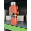 Paslanmaz Çelik Termos Su Şişesi 600ml Vakumlu Kapak Turuncu İthal Ürün
