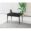 Sonata Ortadan Açılır Büyüyen Yemek Masası Mermer Desenli 80x130cm SADECE MASA FİYATIDIR