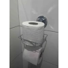 Vakumlu Tuvalet Kağıdı Askısı Yedekli Krom