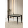 Yandan Açılır Büyüyen Yemek Masası Gümüş Gri 60x90cm