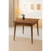 Yanlardan Açılır Büyüyen Yemek Masası Barok Ceviz 65x100cm SADECE MASA FİYATIDIR