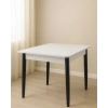 Yanlardan Açılır Büyüyen Yemek Masası Beyaz 75x80cm SADECE MASA FİYATIDIR