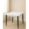 Yanlardan Açılır Büyüyen Yemek Masası Beyaz 75x80cm SADECE MASA FİYATIDIR