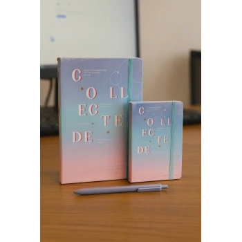 2 Adet Ajanda Çizgili Not Defteri-Uçlu Kalem Hediyeli Collectede