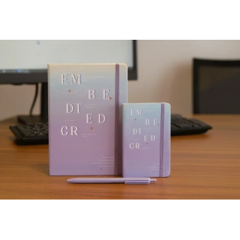 2 Adet Ajanda Çizgili Not Defteri-Uçlu Kalem Hediyeli Embedtedcr