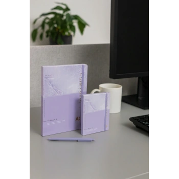 2 Adet Ajanda Çizgili Not Defteri-Uçlu Kalem Hediyeli Waves Of Sparkle