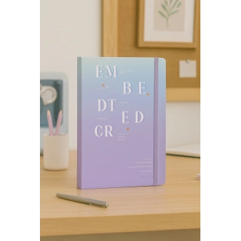 Ajanda Günlük Çizgili Not Defteri Notebook Embedtedcr