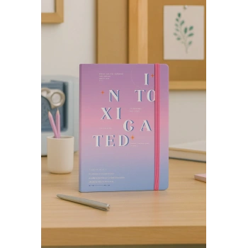 Ajanda Günlük Çizgili Not Defteri Notebook Intoxicated