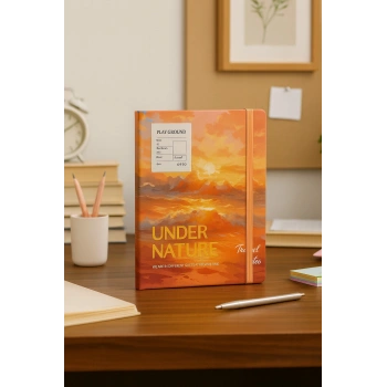 Ajanda Günlük Kareli Not Defteri Notebook Under Nature