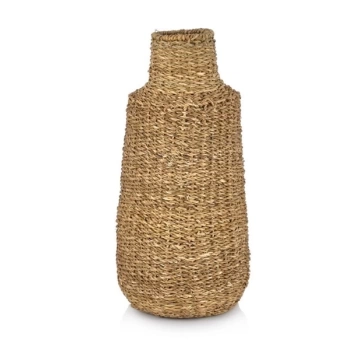 Dekoratif Hasır Vazo Saksılık 60 cm