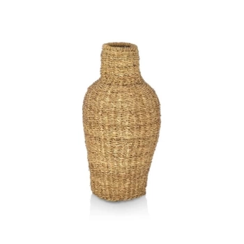 Dekoratif Hasır Vazo Saksılık 60 cm