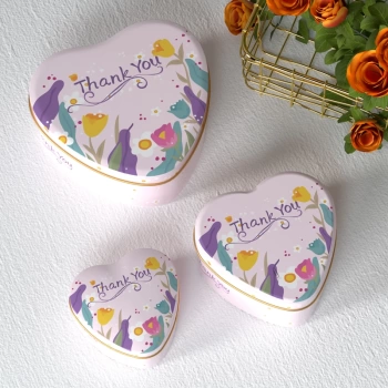 Kalpli Kutu 3 Farklı Boy Hediye Kutusu Sevgililer Günü Hediye Kutusu Thank You