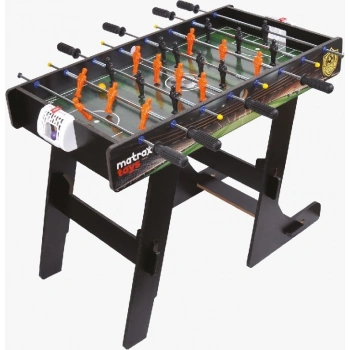 Katlanır Ayaklı Büyük Boy Ahşap Langırt Masası 4 Kollu 22 Figürlü