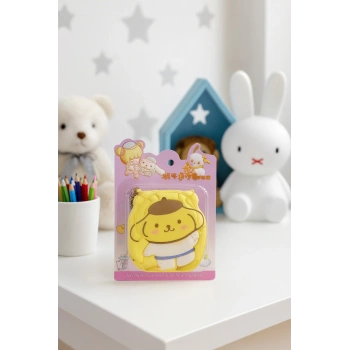 Sanrio Pompompurin Not Defteri Zincirli Anahtarlık Hediyelik Defter Puf Kapak