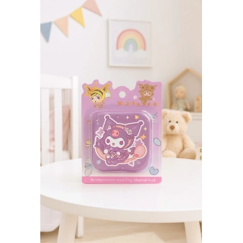 Kuromi Not Defteri Zincirli Anahtarlık Hediyelik Defter Puf Kapak