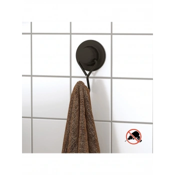 Vakumlu Banyo Havlu Askısı Siyah