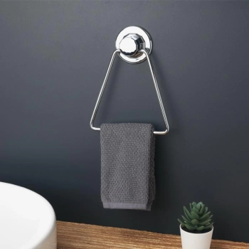 Banyo Tuvalet Havlu Askısı Krom Duvara Monte Vidalı Üçgen