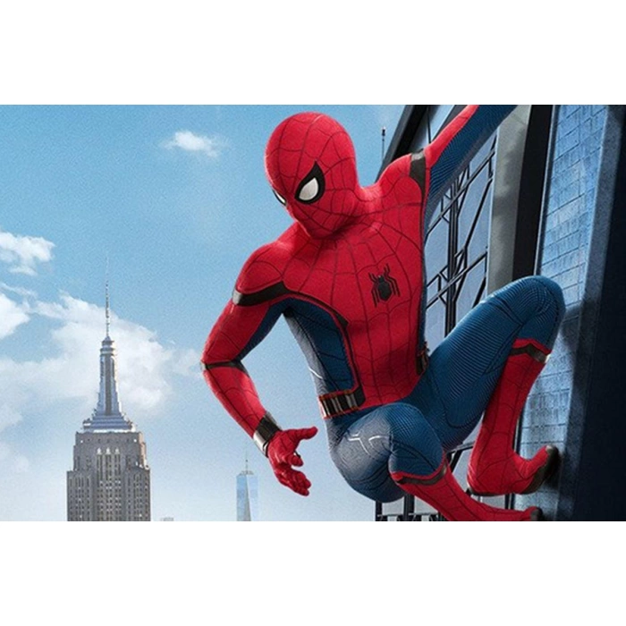 Spiderman Örümcek Adam Çocuk Kostümü L Beden 7-9 Yaş