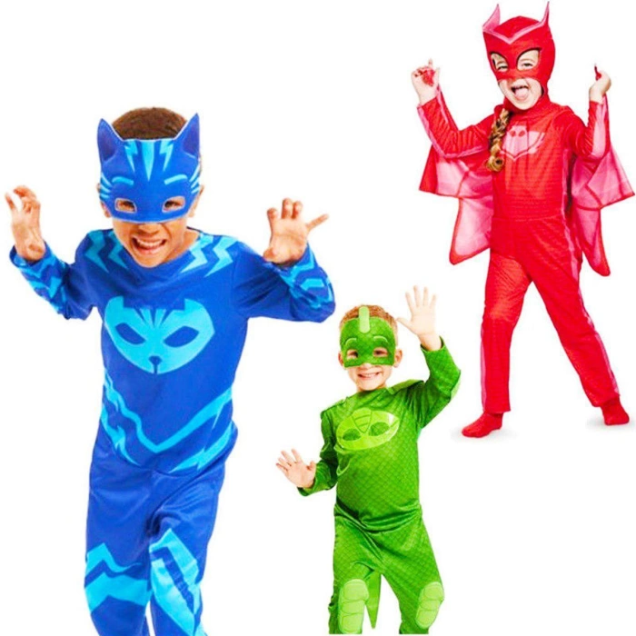 Pijamaskeliler Kostümü Kedi Çocuk Kostüm L Beden 7-9 Yaş