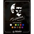Atatürk Silüet ve İmza Sticker 17x17 Cm Beyaz