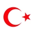 Ay Yıldız Sticker 17x17 Cm Kırmızı