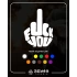 F*ck You Sticker 17x17 Cm Beyaz