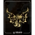 Melek Araba Sticker 17x17 Cm Gold